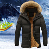 Bubble Coat w/ Detachable Fur (Men) w/ Fleece Lining